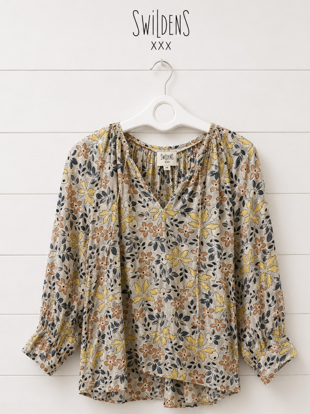 SWILDENS  – Floral Blouse Size 40